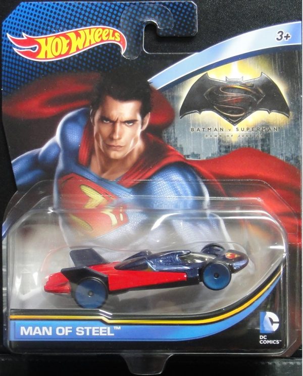 美泰 風火輪 蝙蝠俠對超人 正義曙光 鋼鐵英雄 MATTEL HOT WHEELS DC COMICS BATMAN V SUPERMAN DAWN OF JUSTICE MAN OF STEEL 28786 (PIU KW269F-18) Online Sale