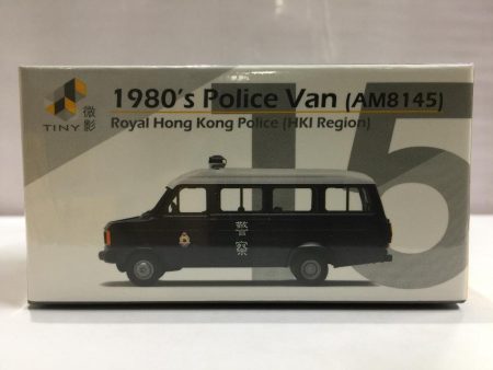 TOYEAST TINY CITY 15 DIE-CAST MODEL CAR 1980 s POLICE VAN AM8145 ROYAL HONG KONG POLICE HKI REGION ATC64873 10509 (C1120-20) For Discount