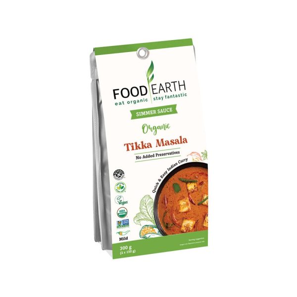 Food Earth Organic Tikka Masala Simmer Sauce - 10.58 oz Fashion