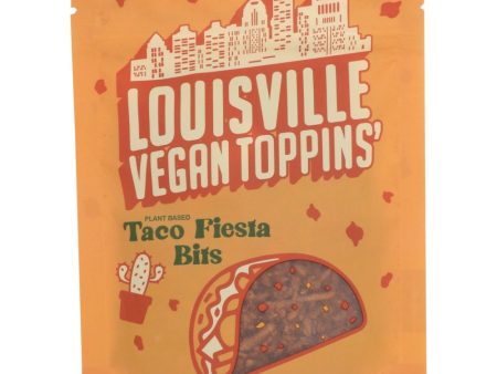 Louisville Jerky Vegan Toppins  Taco Fiesta Bits - 3 oz Fashion