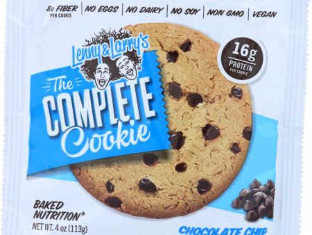 Lenny & Larrys The Complete Cookie Chocolate Chip - 4 oz Supply