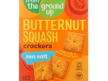 From The Ground Up Butternut Squash Sea Salt Crackers - 4 oz. Online