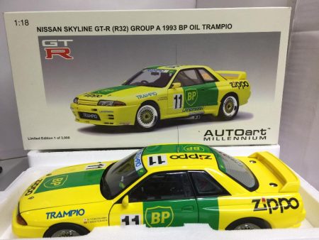 AUTOART 1 18 NISSAN SKYLINE GT-R R32 GROUP A 1993 BP OIL TRAMPIO #11 (89381) (PIU) on Sale