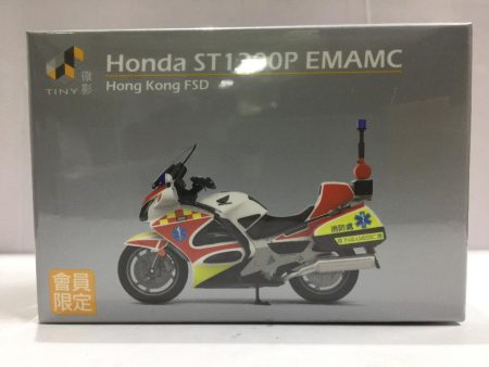 TOYEAST TINY CITY DIE-CAST MODEL CAR HONDA ST1300P EMAMC HONG KONG FSD ATC43140 (00049) (C1120-8) on Sale