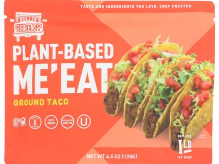 RollinGreens Plant Based Me eat Ground Taco - 4.5 oz on Sale