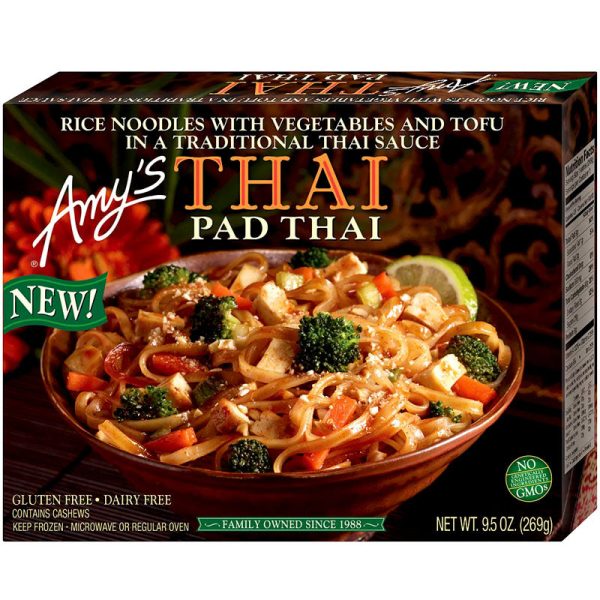 Amy s Vegan Frozen Pad Thai Meal - 9.5 oz. For Discount