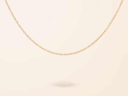 10K Gold Adjustable Cable Chain Necklace For Cheap