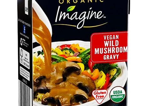 Imagine Foods Vegan Wild Mushroom Organic Gravy - 13.5 oz. Supply