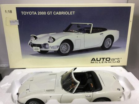 AUTOART 1 18 TOYOTA 2000 GT CABRIOLET WHITE (78733) (PIU) Fashion