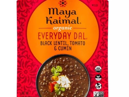 Maya Kaimal Organic Everyday Dal Black Lentils Tomato Cumin - 10 oz. Online Sale