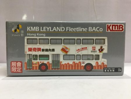 TOYEAST TINY CITY DIE-CAST MODEL CAR KMB LEYLAND FLEETLINE BACo 33A KMB2018077 12180 (C1120-25) For Discount