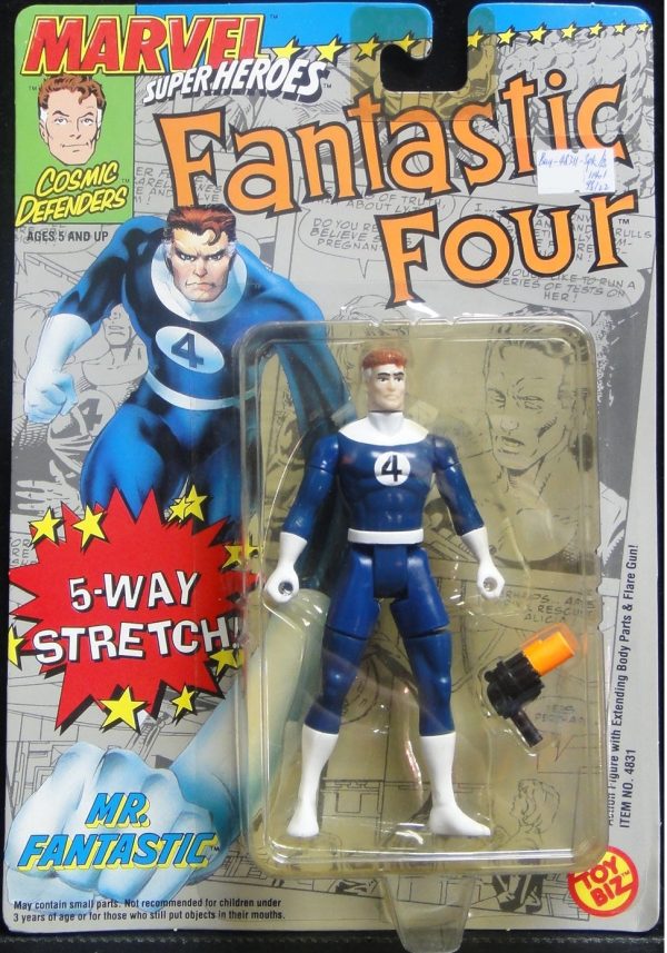 TOY BIZ 神奇4俠 神奇先生 MARVEL SUPER HEROES FANTASTIC FOUR 4 MR FANTASTIC ACTION FIGURE 48311 (BUY-SPK-倉) 1140198122 on Sale