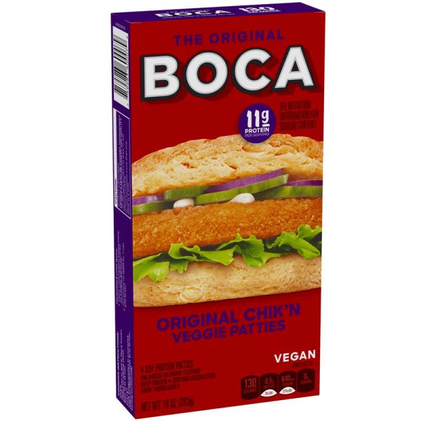 The Original Boca Vegan Original Chik n Veggie Patties - 4 ct. Discount