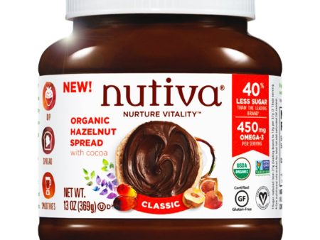 Nutivia Organic Hazelnut Spread with Cocoa Classic - 13 oz. Online