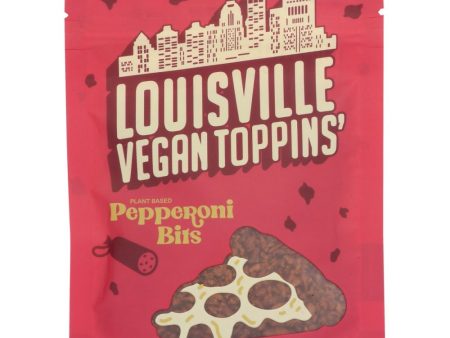 Louisville Jerky Vegan Toppins  Pepperoni Bits - 3 oz For Cheap