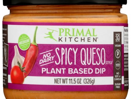 Primal Kitchen No Diary Queso Style Dip Medium - 11.5 oz For Discount