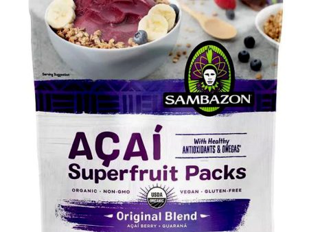 Sambazon Açaí Superfruit Frozen Original Blend Smoothie Packs - 14.1 oz. Cheap