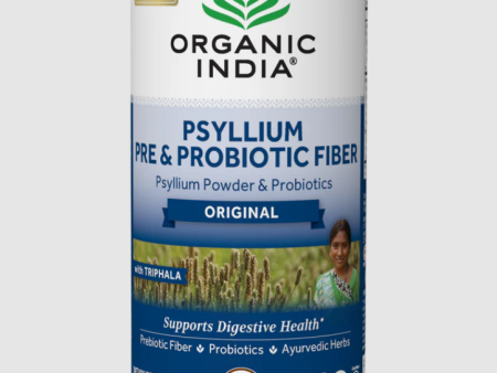 Organic India Psyllium Pre & Probiotic Fiber Original - 10 oz Online Sale