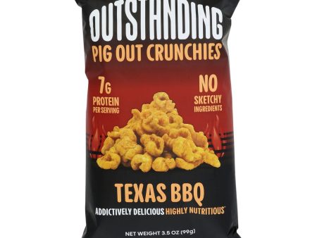 Outstanding Foods Pigout Crunchies Texas Bbq - 3.5 oz Cheap