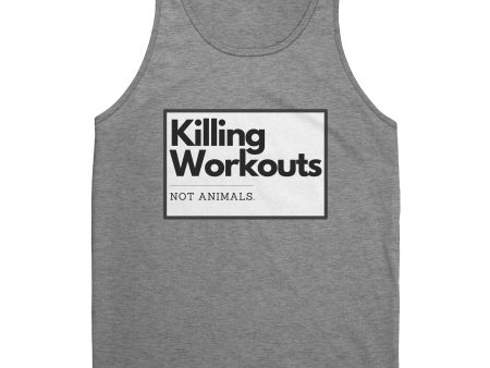 Killing Workouts Not Animals Unisex Tank Sale