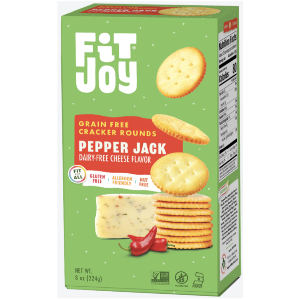 FitJoy Cracker Rounds Pepper Jack - 8 oz Fashion