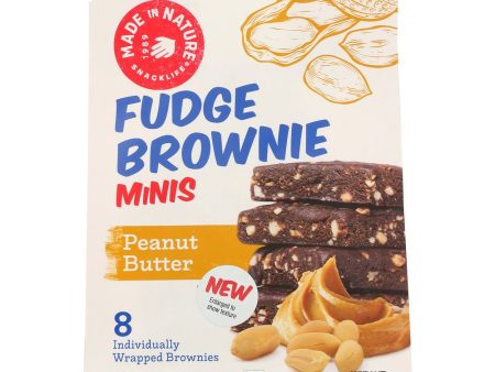 Made In Nature Fudge Brownie Minis Peanut Butter - 5.92 oz Online Sale