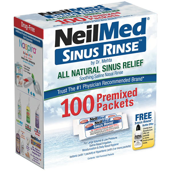 NeilMed: Sinus Rinse Refills 100 Packets Online Sale