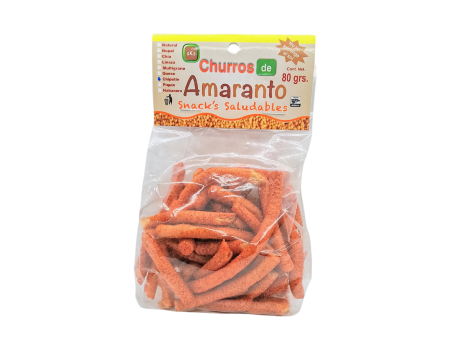 Churritos de Amaranto sin gluten 80g -Wellny Online Sale