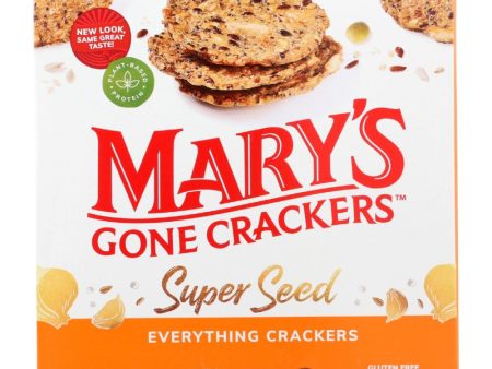 Mary s Gone Crackers Super Seed Everything Crackers - 5.5 oz Online