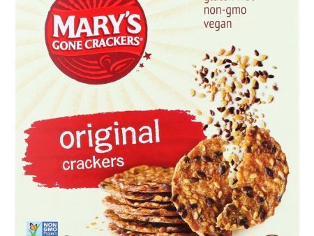 Mary s Gone Crackers Organic Seed Crackers Original - 6.5 oz For Sale