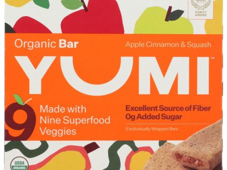 Yumi Organic Bar Apple Cinnamon and Squash - 3.7 oz Online now