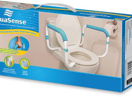 AquaSense: Adjustable Toilet Safety Rails on Bowl Online