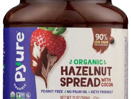 Pyure Hazelnut Spread With Cocoa Organic - 13 oz. Hot on Sale