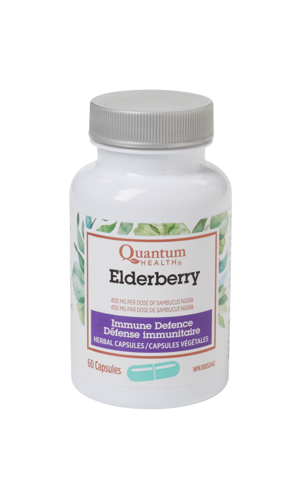 Quantum Health: Elderberry 60 count capsules Fashion