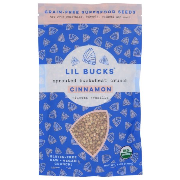 Lil Bucks Sprouted Buckwheat Crunch Cinnamon - 6 oz Cheap