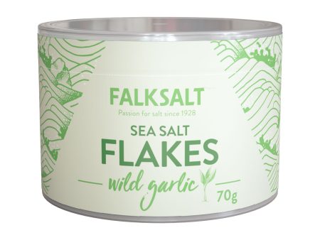 Falksalt Salt Flakes Wild Garlic - 2.47 oz For Sale