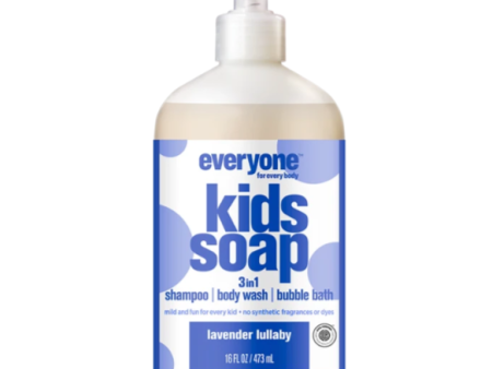 Everyone Kids Soap 3 in 1 Lavender Lullaby Shampoo Body Wash Bubble Bath - 32 fl oz. Cheap