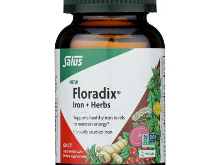 Salus Floradix Iron + Herbs Liquid Phyto Cap - 60 cp Fashion