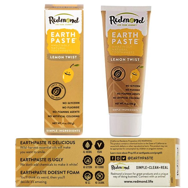 Redmond Earthpaste Amazingly Natural Toothpaste Bundle 5ct For Sale