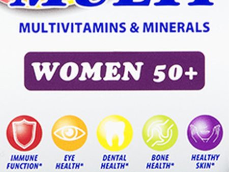 Option+: Women 50+ Multi Multivitamins & Minerals | 100 Tablets on Sale