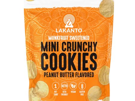 Lakanto Mini Crunchy Cookies Peanut Butter - 2.25 oz. Online now