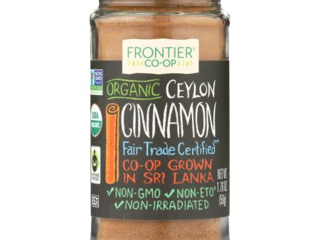 Frontier Ground Organic Ceylon Cinnamon - 1.76 oz For Sale