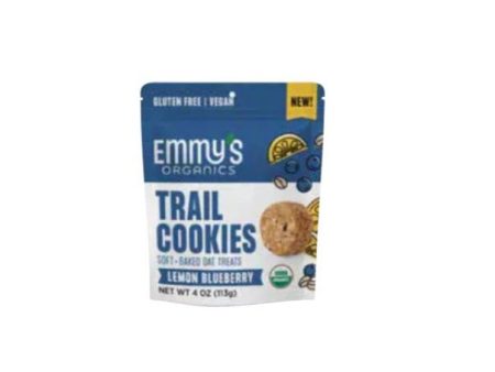 Emmy s Organics Trail Cookies Lemon Blueberry - 4 oz Online now