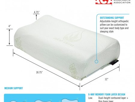 ObusForme: 6-Way Adjustable-Height Orthopedic Pillow Discount