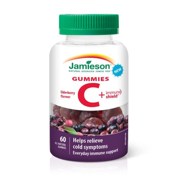 Jamieson: Vitamin C + Immune Shield Gummies Online now