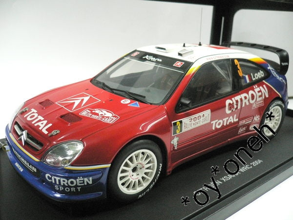 AUTOART 1 18 CITROEN XSARA WRC 2004 RALLY MONTE CARLO #3 (80437) (C802-29) on Sale