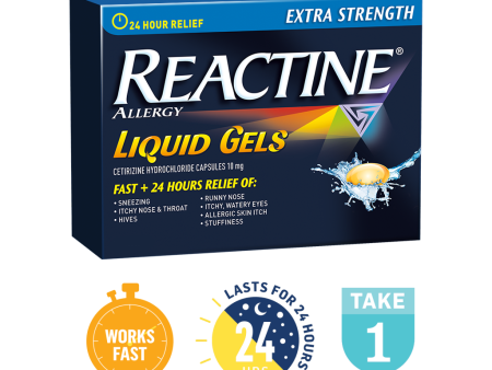 Reactine:  Allergy Liquid Gels - Extra Strength For Discount