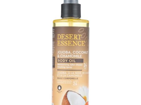 Desert Essence Jojoba Coconut And Chamomile Body Oil - 8.28 oz Hot on Sale