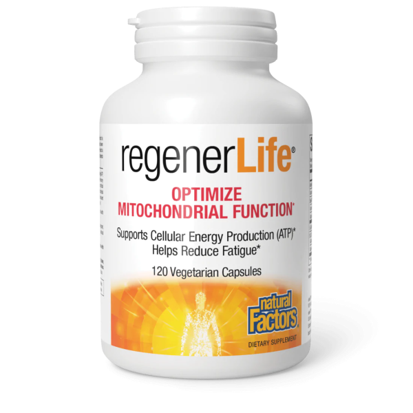 Natural Factors: RegenerLife Mitochondrial Energy Powder & Capsules Online Sale