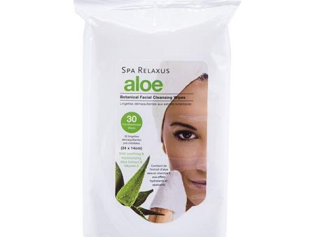 Relaxus: Aloe Botanical Cleansing Wipes Online Sale